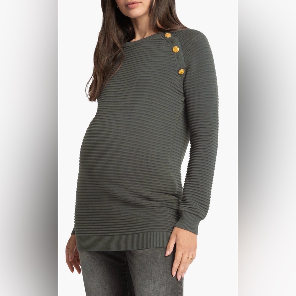 Seraphine Cotton Maternity/Nursing Sweater